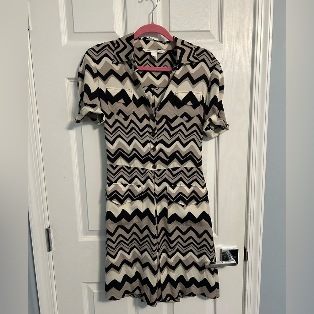 DVF Chevron Dress